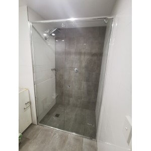 Australia Custom made Semi-Frameless Wall To Wall Pivot Door Shower Screen (1000- 1100)W *1950